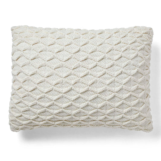 Crochet Lattice - Pillow - White