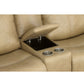 Odell - Power Reclining Loveseat With Console, Power Headrests & Lumbar - Stone