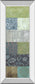 Zen Panel I By Vision Studio - Mirror Framed Print Wall Art - Dark Gray