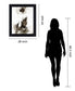 Shadowed Muse - 28" x 34" Framed Wall Art - Gray