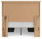 Makidern - Panel Storage Bed With 2 Under Bed Storage Units