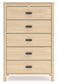 Cabinella - Five Drawer Chest - Tan