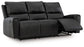 Glossmore - Reclining Sofa - Black