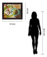 Orbit Layers - 28" x 34" Framed Wall Art - Green