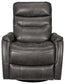 Riptyme - Swivel Glider Recliner - Quarry