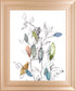 Spring Leaves I By Meyers, R. - Framed Print Wall Art - White