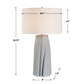 Cover Up - Sculpted Table Lamp - Blue / Silver