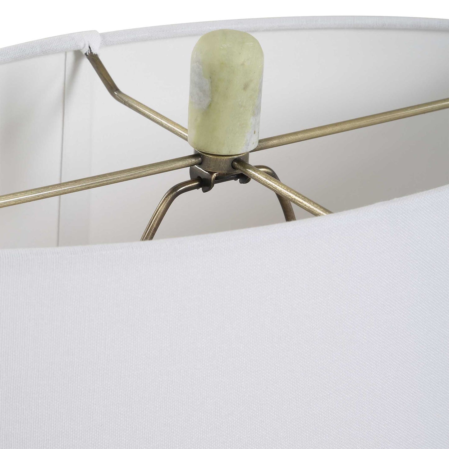 Moorea - Marble Table Lamp - Green