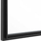 Rousseau - Iron Window Mirror - Black