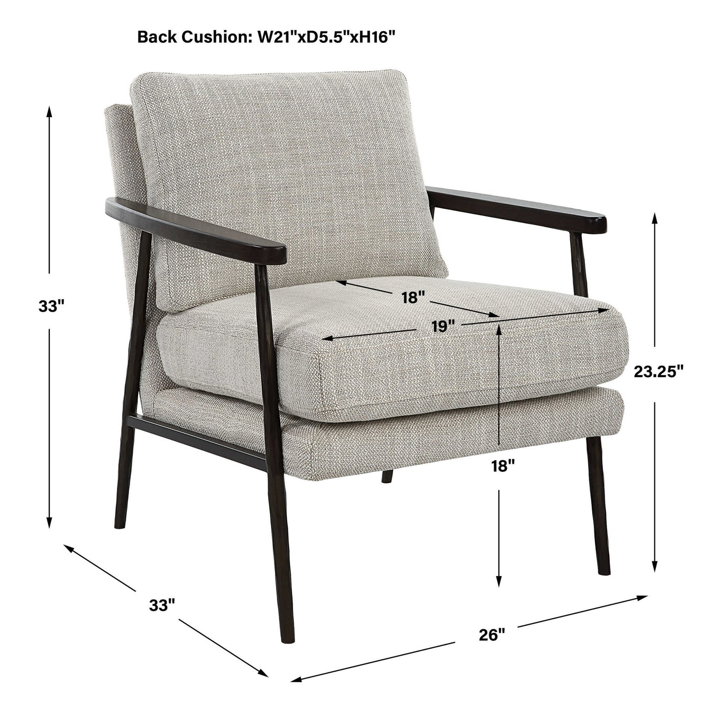 Sebastian - Cast Iron Accent Chair - Gray