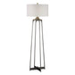 Adrian - Modern Floor Lamp - Pearl Silver