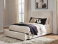 Shoralli - Queen Upholstered Storage Bed - Beige