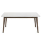 Edison - Rectangular Leg Table With Faux Marble Top - Brownstone