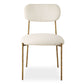 Capture - Dining Chair (Set of 2) - Gold / White