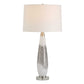 Quinn - Table Lamp - White & Silver