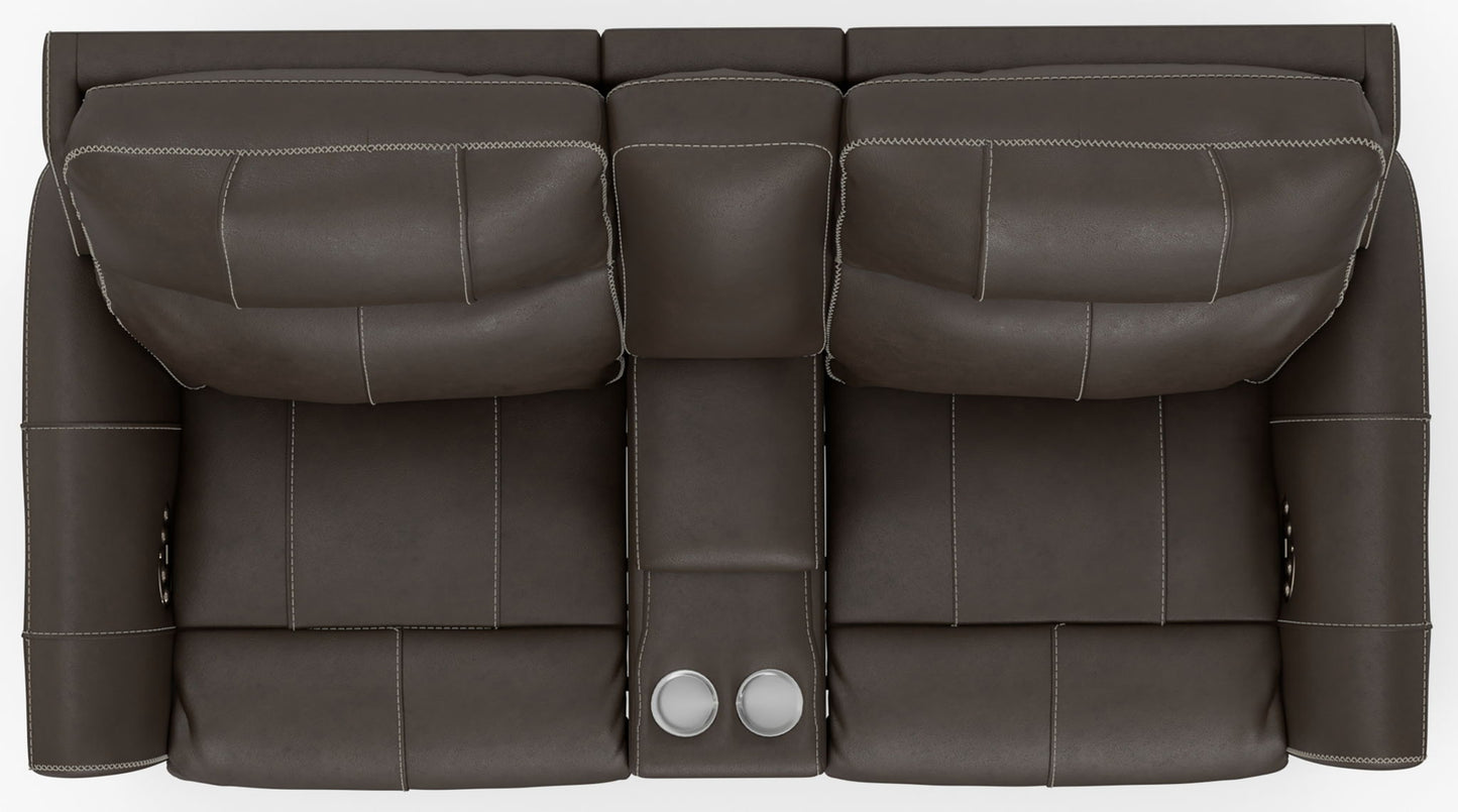 Fredda - Power Recliner Console Loveseat