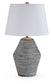 Lawrock - Terracotta Table Lamp - Antique Blue