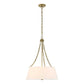 Andalucia - 4 Light Drum Pendant - Gold / White