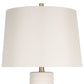"Calming Flow" Ceramic Table Lamp (Set of 2) - Textured White