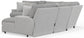 Abraxas - 6 Piece Reclining Sectional