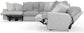 Abraxas - 6 Piece Reclining Sectional