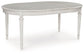 Montelaine - Oval Dining Room Extension Table - Antique White