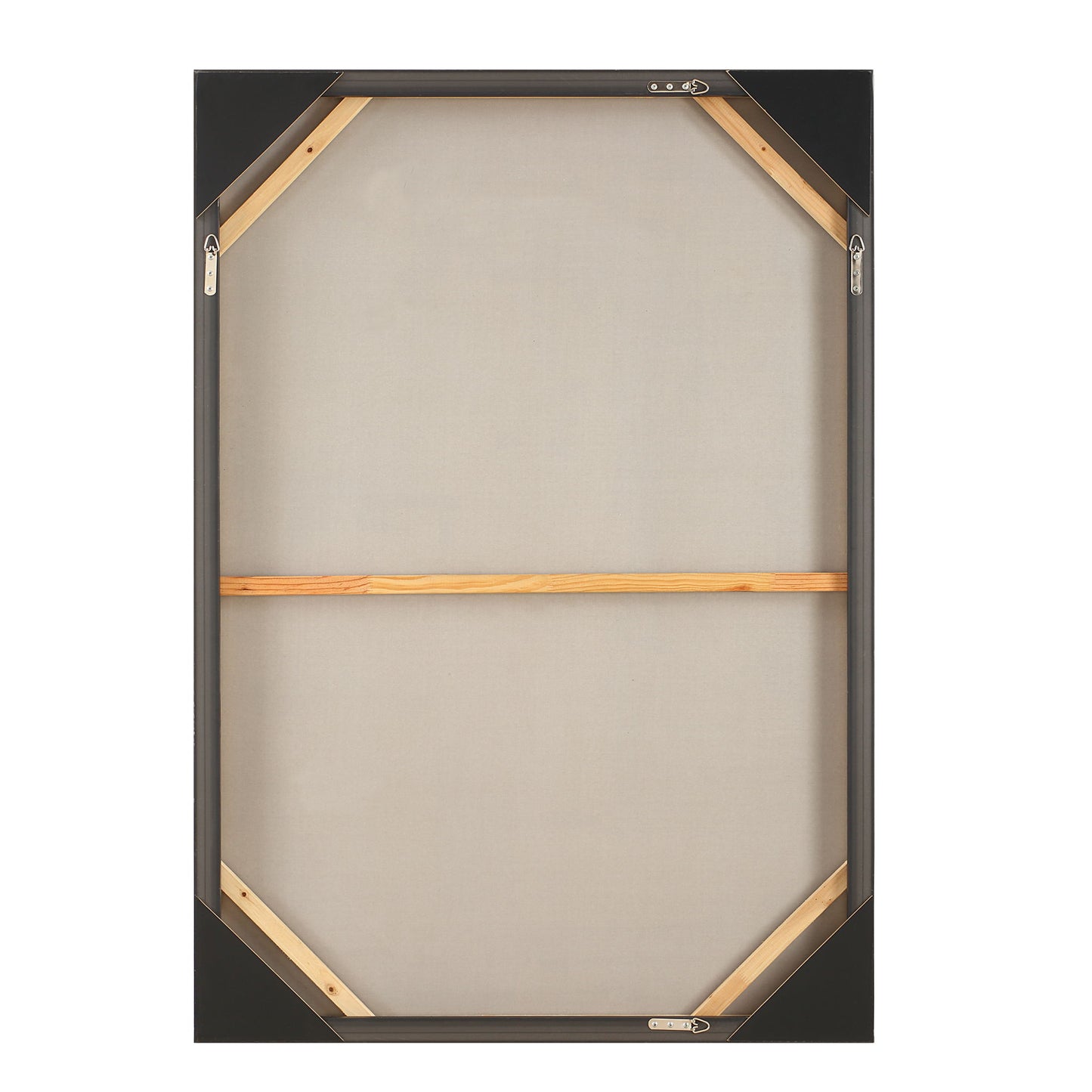 Interference - Hand Painted Canvas - Dark Brown