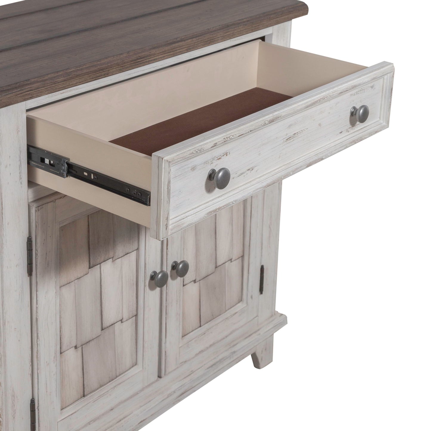 River Place - Accent Cabinet - White