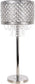 "Crystal Elegance II" Metal Table Lamp (Set of 2) - Polished Nickel / Clear Crystal