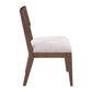 Cascade Falls - Panel Back Side Chair - Satin Espresso