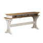 Farmhouse Reimagined - 4 Piece Dining Room Set - Antique White / Chestnut Tops
