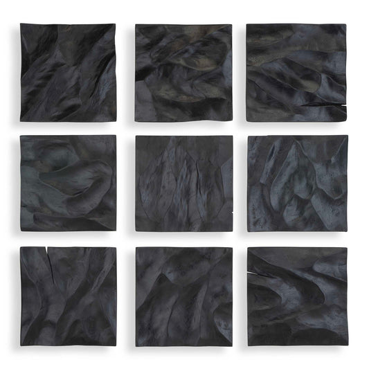 Malosi - Wood Wall Decor (Set of 9) - Black
