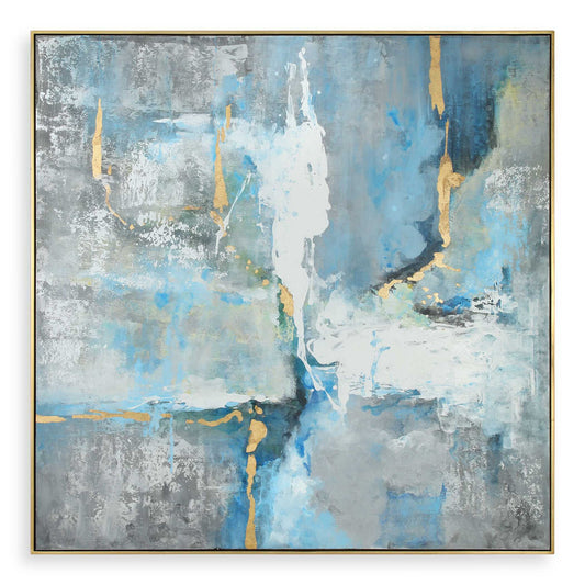 Meditation - Modern Art - Blue