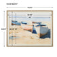 Beached Boats - Framed Print - Light Brown