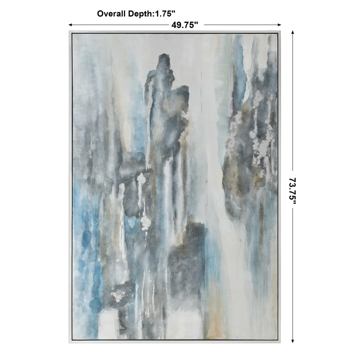 Celebrate - Modern Art - Blue