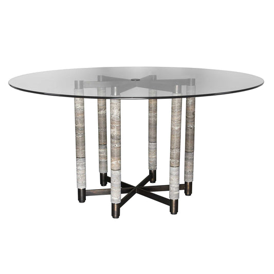 Hex - Dining Table - Black / Gray
