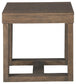 Cariton - Square End Table - Gray