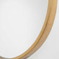 Varina - Minimalist Oval Mirror - Gold