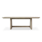 Harbor - Herringbone Indoor-Outdoor Dining Table - Brown