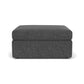 Sky - Fabric Stationary Square Cocktail Ottoman