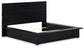 Londer - King Panel Bed - Black