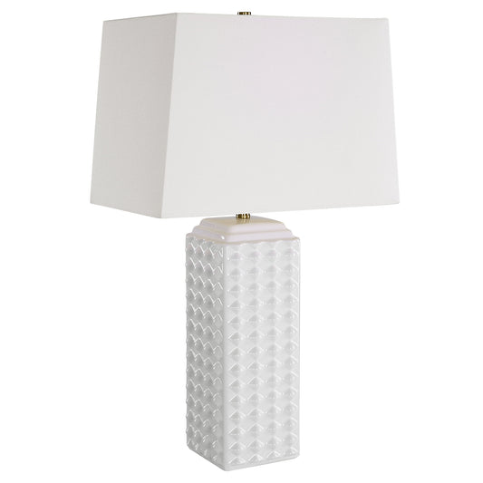 Table Lamp - Gloss White - Ceramic