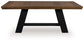 Greddinton - Dining Extension Table - Brown / Black