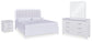 Jarlee - 4 Pc. - King Panel Bed, Dresser, Mirror And Nightstand - White