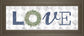 18x42 Love With Eucalyptus Wreath I By Marla Rae - Gray