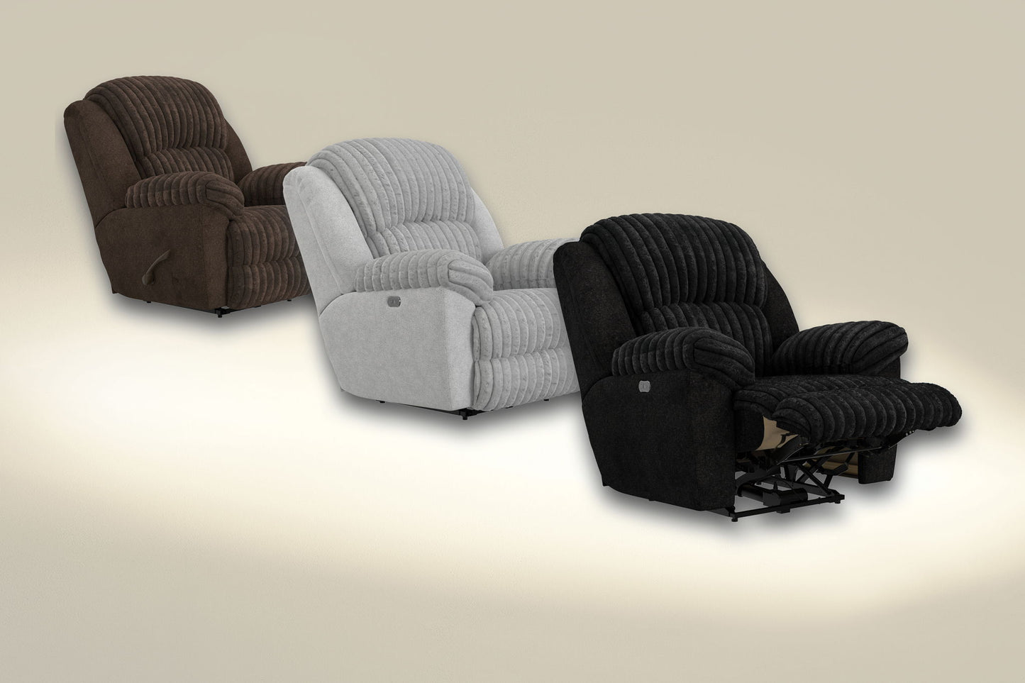 Shaggy - Rocker Recliner - Black
