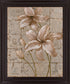 Cream Lily Trio - 28" x 34" Framed Wall Art