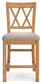 Havonplane - Upholstered Barstool (Set of 2) - Brown
