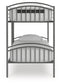 Lanceburg - Twin/Twin Bunk Bed With Ladder - Gray