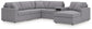 Modmax - Sectional - Granite